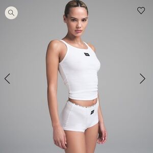 Dolce & Gabbana X Skims Rib Scoop Tank